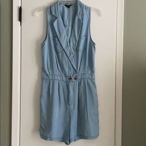 Denim Tencel Romper